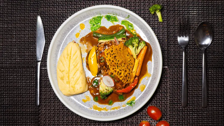 A lunch dish at Choice 64
