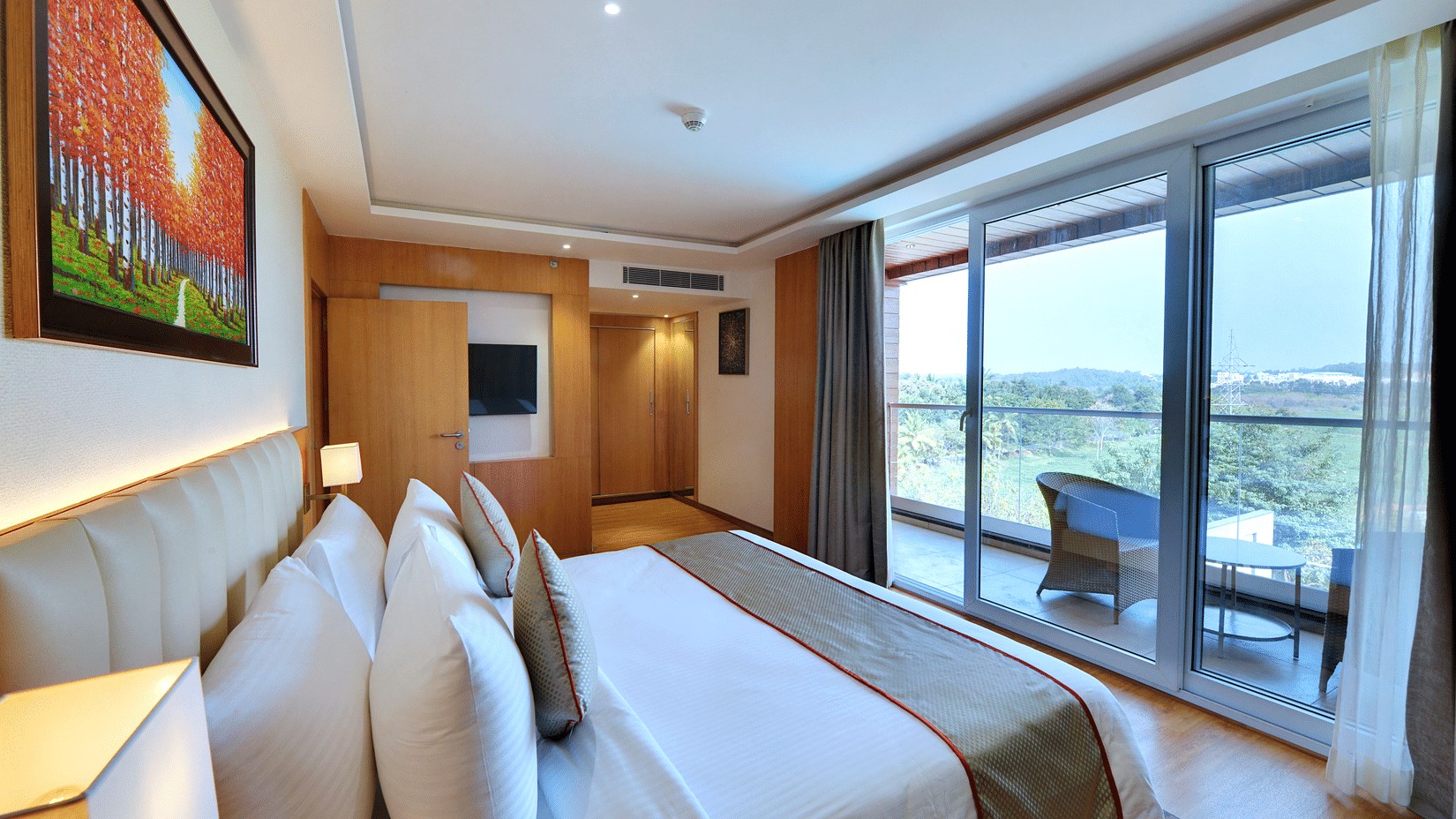 Suite room overlooking the lake