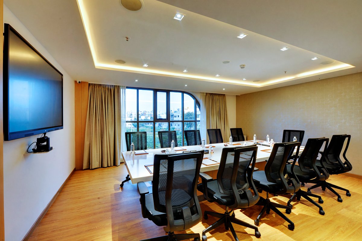 Meeting Room 2, the Board Room, at Clarion Bangalore